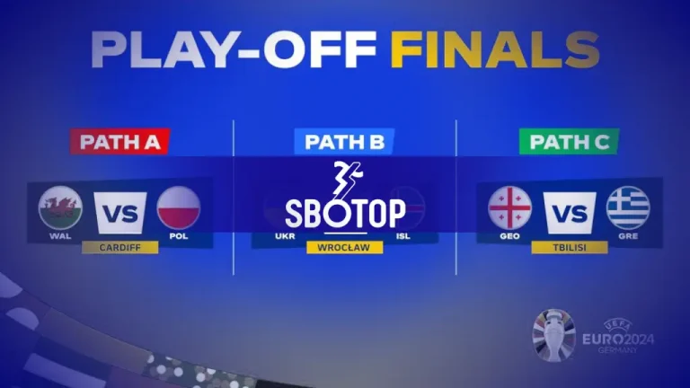 SBOTOP Babak play-off EURO 2024 Posisi Sementara Terbaru Play-off