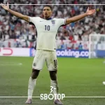 SBOTOP : UEFA Selidiki Gestur Gelandang Inggris Setelah Gol ke Gawang Slovakia