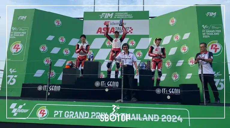 SBOTOP: Kiandra Ramadhipa Sukses Rebut Gelar Juara di Race 1 IATC Buriram 2024